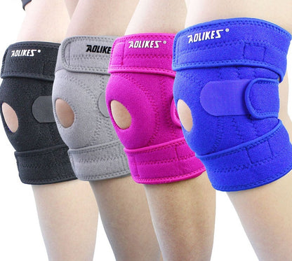 1PCS Spring Adjustable Sports Leg Knee Support Brace Wrap Pads