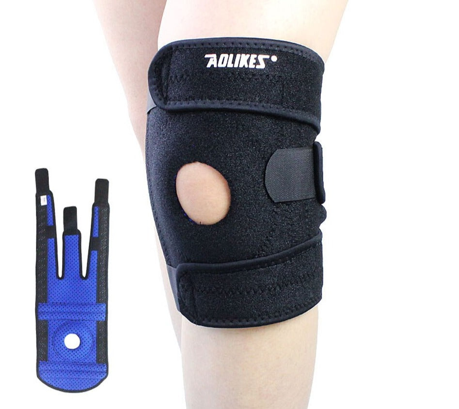 1PCS Spring Adjustable Sports Leg Knee Support Brace Wrap Pads