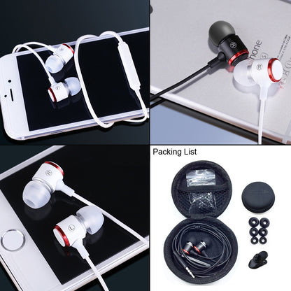 Stereo Bass Headphone In-Ear 3.5MM Wired Earphones Metal HIFI Earpiece