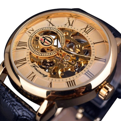 Skeleton Mechanical Watches Men Luxury Brand