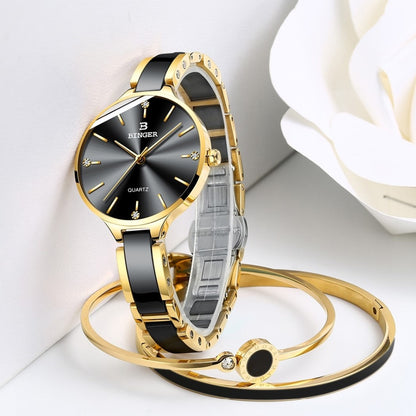 Fashion Women Watch Luxury Brand Bracelets Ceramic Watch band Sapphire