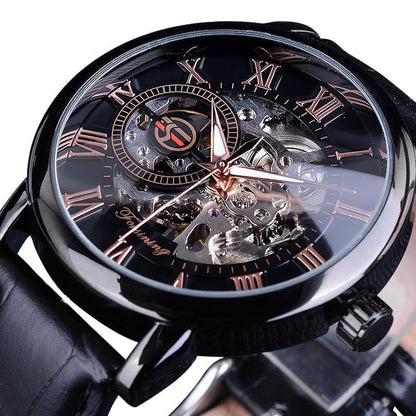 Skeleton Mechanical Watches Men Luxury Brand