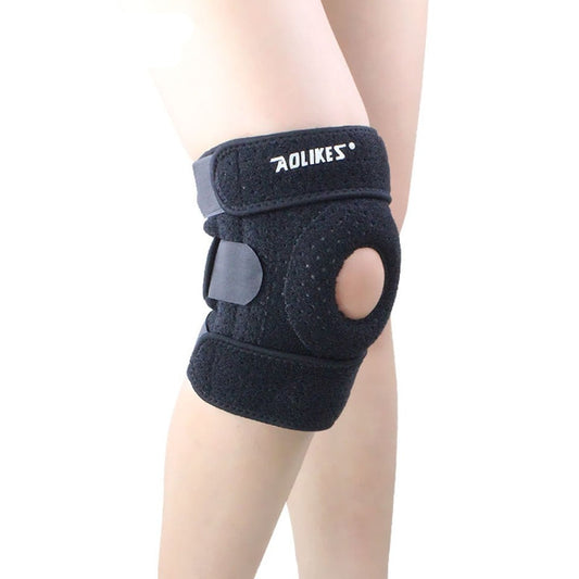 1PCS Breathable Four Spring Knee Support Brace Kneepad Adjustable