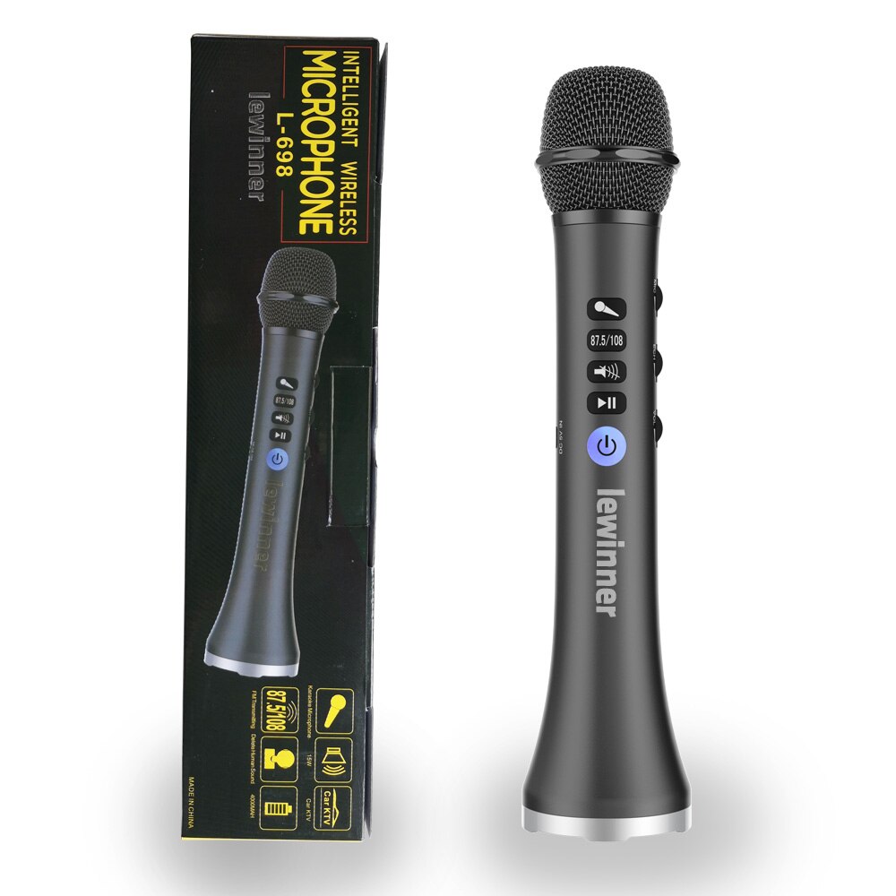 Wireless Karaoke Microphone Bluetooth Speaker 2-in-1 Handheld Sing