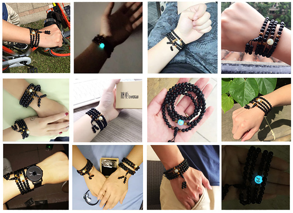 Bracelets Handmade Jewelry Ethnic Glow in the Dark for Women or Men