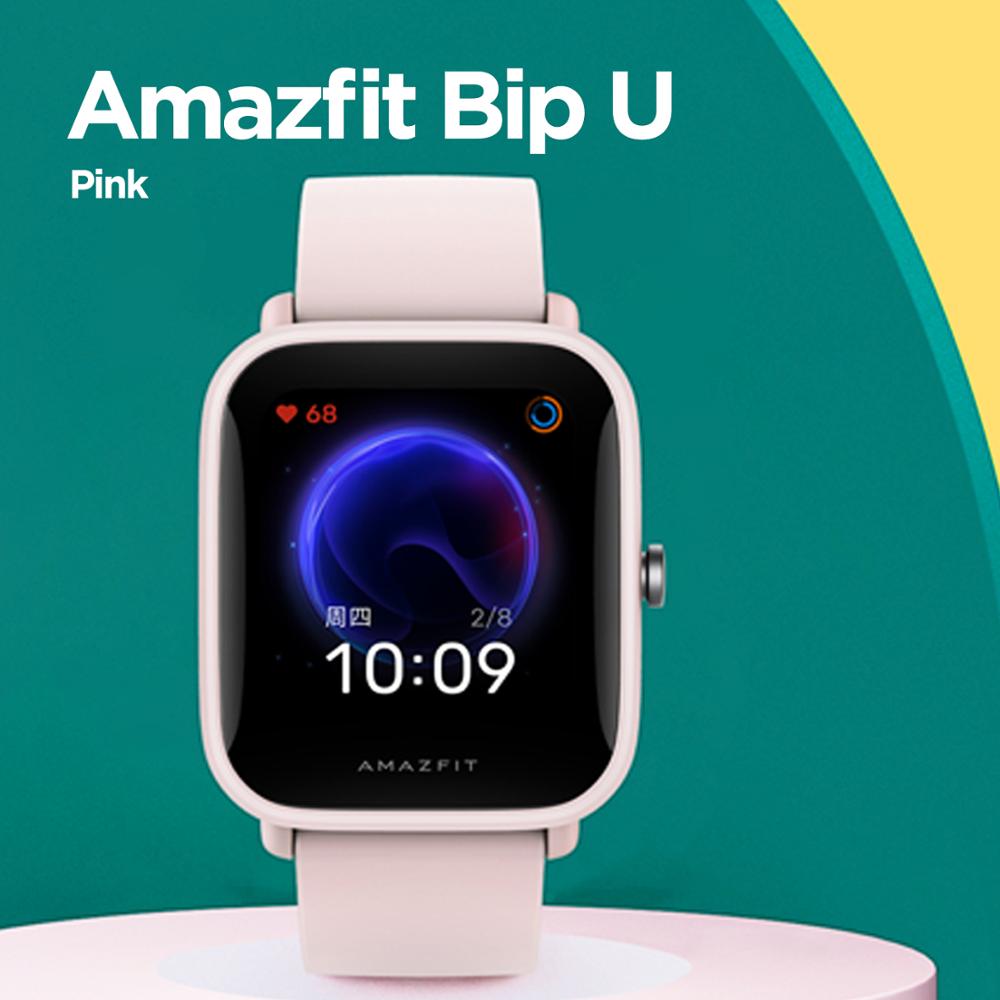 Original Amazfit Bip U Smartwatch 5ATM Water Resistant Color Display