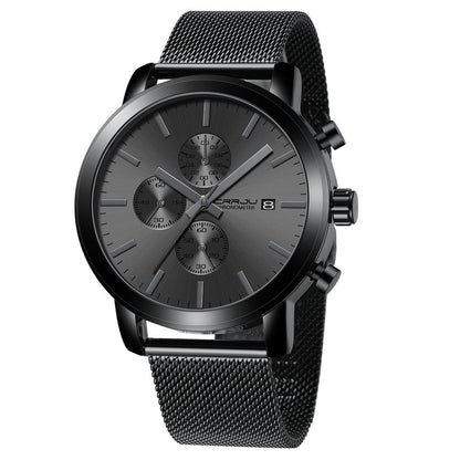 Men's Watch Luxury Business Men Stainless Steel WristWatch Men's