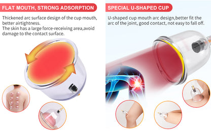 Professional Chinese Acupoint Cupping Therapy Hijama for Massage