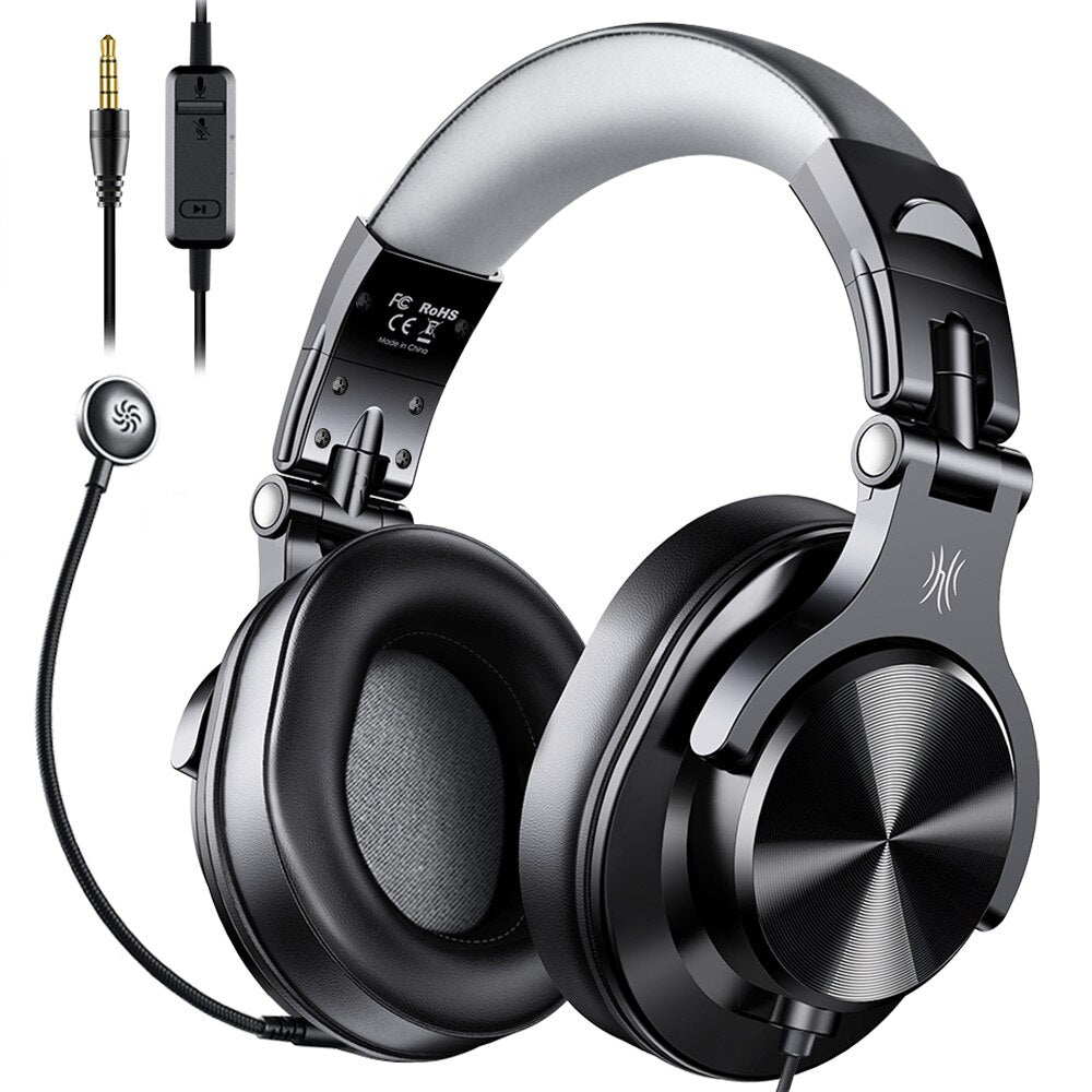 Headset Gamer 3.5mm Over-Ear Stereo Gaming Headphones