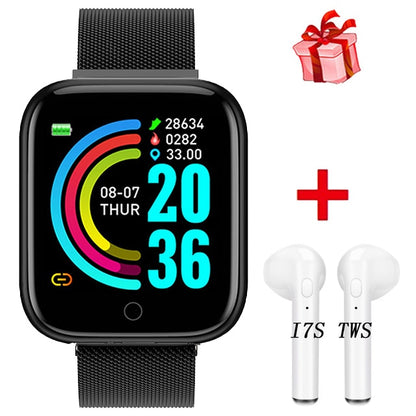 I5 Smart Watch Sports Pedometer Heart Rate Blood Pressure - Alicetheluxe