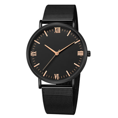 Ultra-thin Rose Gold Watch Minimalist Mesh Women Watch - Alicetheluxe