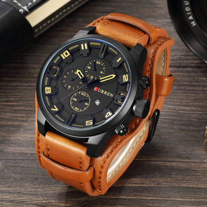 Top Brand Luxury Mens Watches Male Clocks Date Sport CURREN - Alicetheluxe