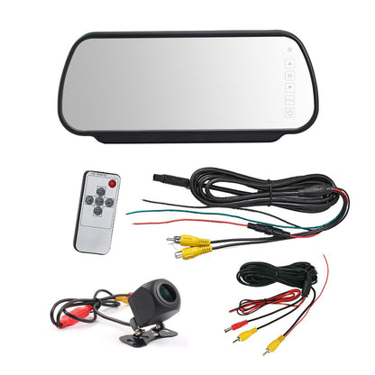 Car Rear View Parking White Mirror Monitor with Night Vision