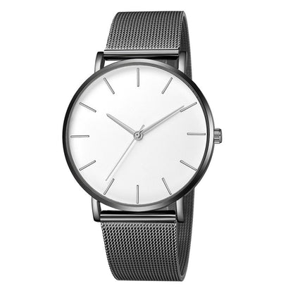 Ultra-thin Rose Gold Watch Minimalist Mesh Women Watch - Alicetheluxe