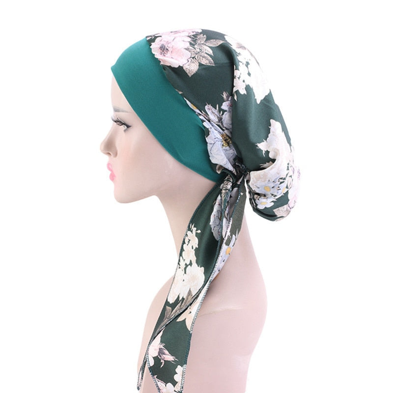 Muslim head scarf turban bonnet ready to wear
