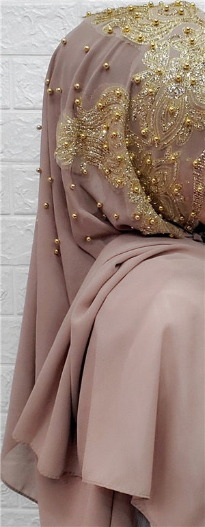 Long Underscarf Muslim Solid Color Hijab