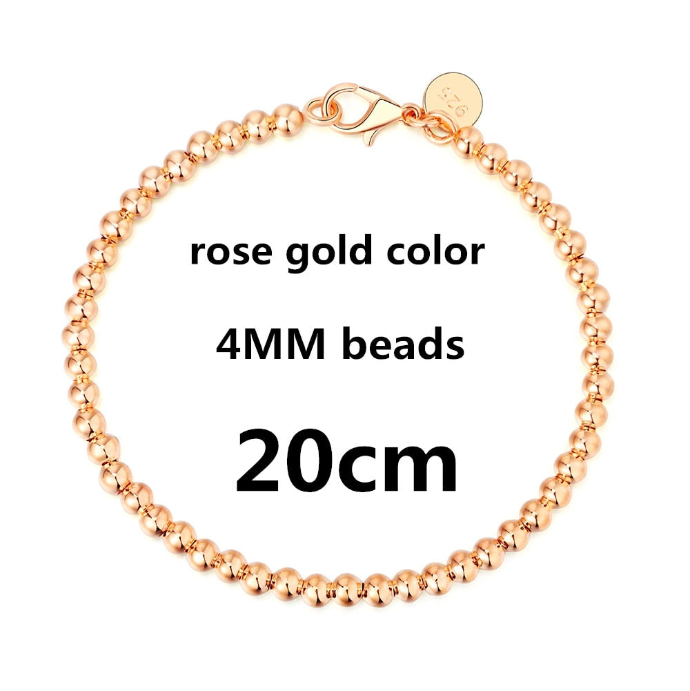 Beads chain Letter cute Bracelet high quality Gorgeous jewelry H198