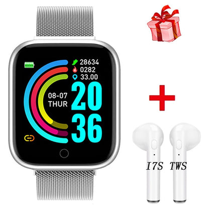 I5 Smart Watch Sports Pedometer Heart Rate Blood Pressure - Alicetheluxe