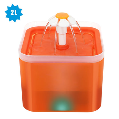 Pet Cat Water Dispenser Feeder Bowl LED Light Smart - Alicetheluxe