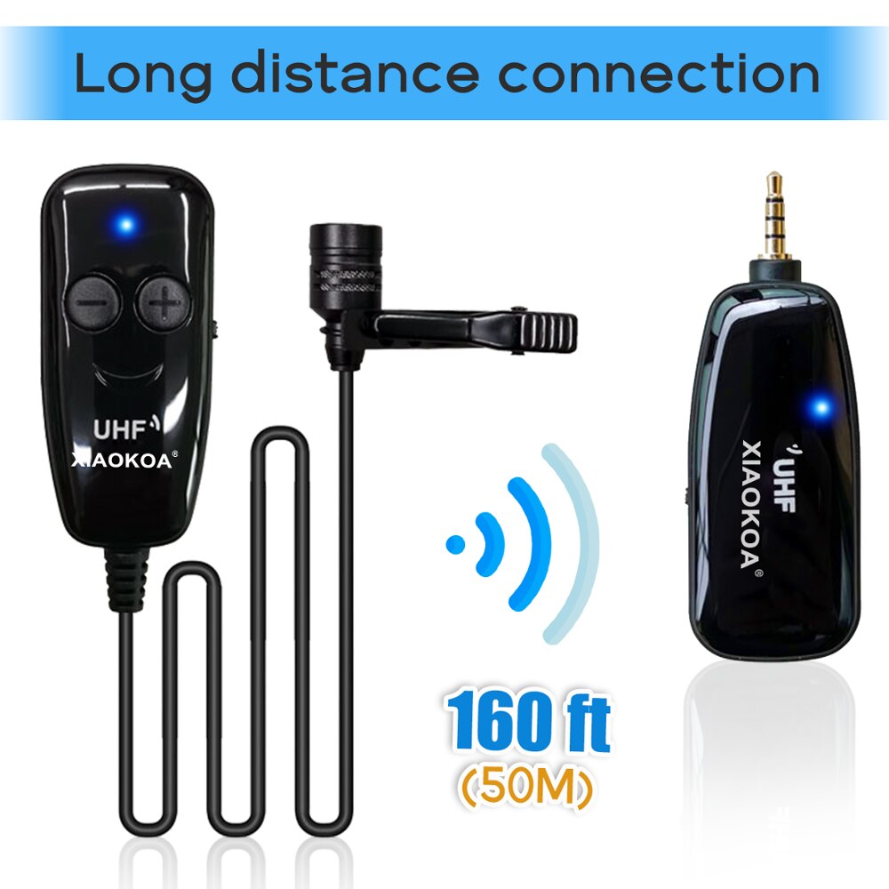 Wireless Microphone Recording Iphone Ipad PC Android DSLR microphone
