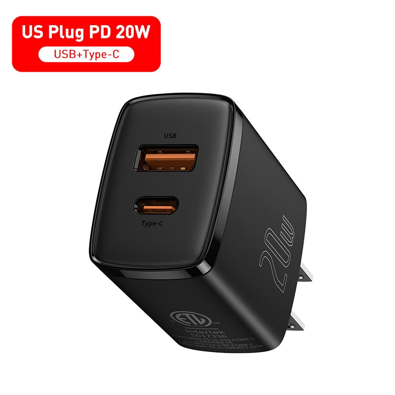 USB Type C Charger 30W Portable For iPhone 13 12 Pro Max