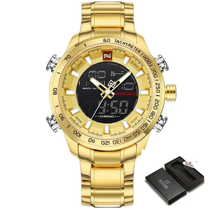 Digital Quartz Watch Men's Waterproof Wrist Watch Clock