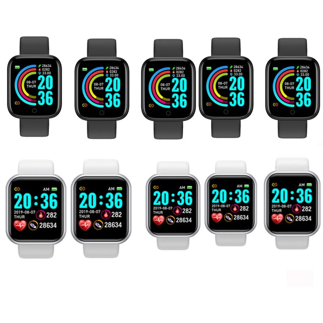 Y68 D20 SmartWatch 10PC Smart Bracelet Watch For IOS Android D20 pro - Alicetheluxe