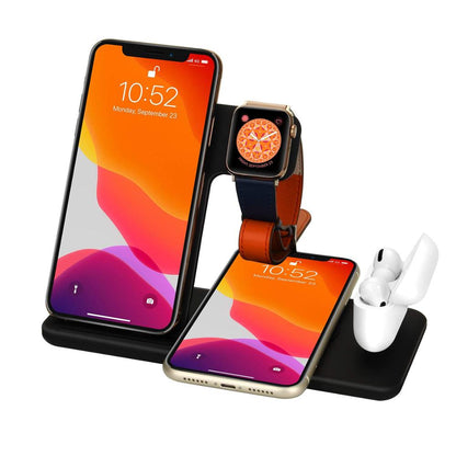 15W Qi Fast Wireless Charger Stand For iPhone 11 XR X 8 Apple