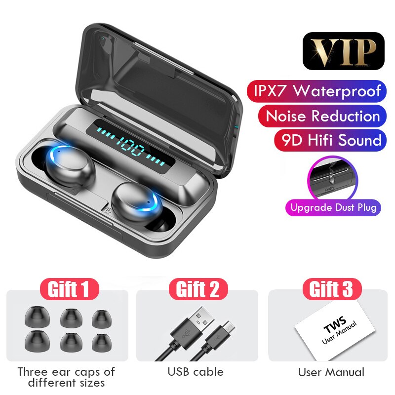 Wireless Headphones Bluetooth Earphones Waterproof