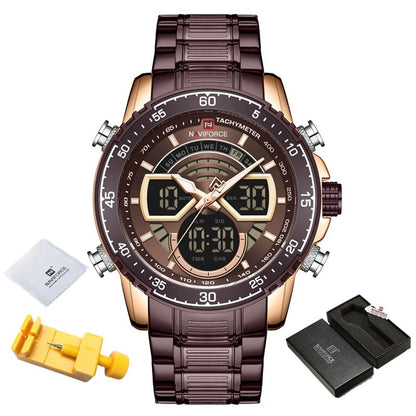 Luxury Original Quartz Digital Analog Sport Wrist Watch for Men