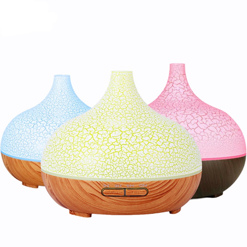 High Quality 550ml Aromatherapy Essential Oil Diffuser Wood Grain