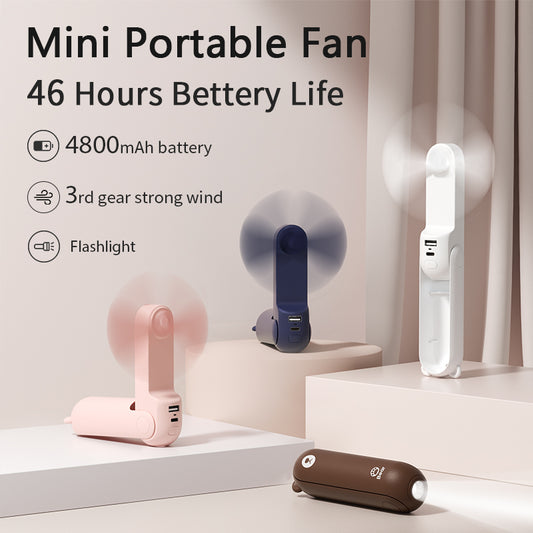Jisulife Handheld Fan Mini Hand Fan Ventilador Portable Usb