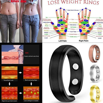 Men Lasting Therapeutic Magnetic Ring Women Slimming Ring Adjustable