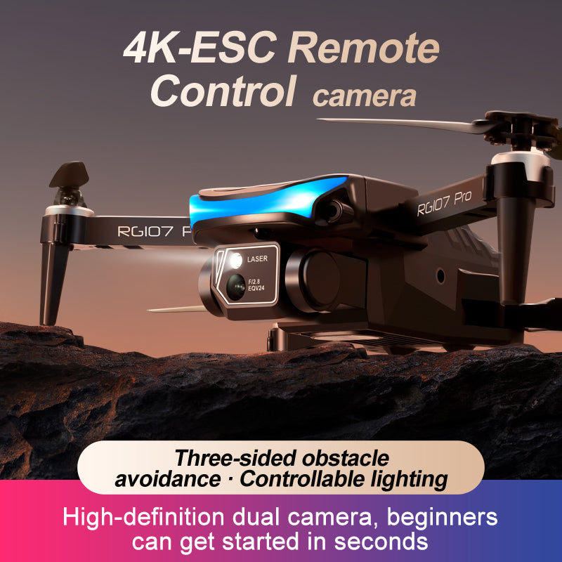 New Rg107 Pro Drone Esc 4k Three-sided Obstacle Avoidance Professional