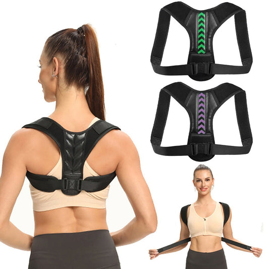 New Adjustable Posture Corrector Back Support Strap Brace Shoulder