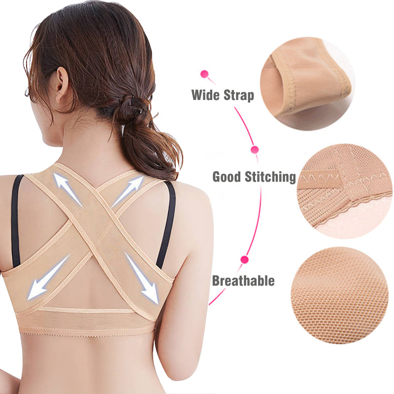 Posture Corrector Back Support Belt Shoulder Brace Chest Lift Body