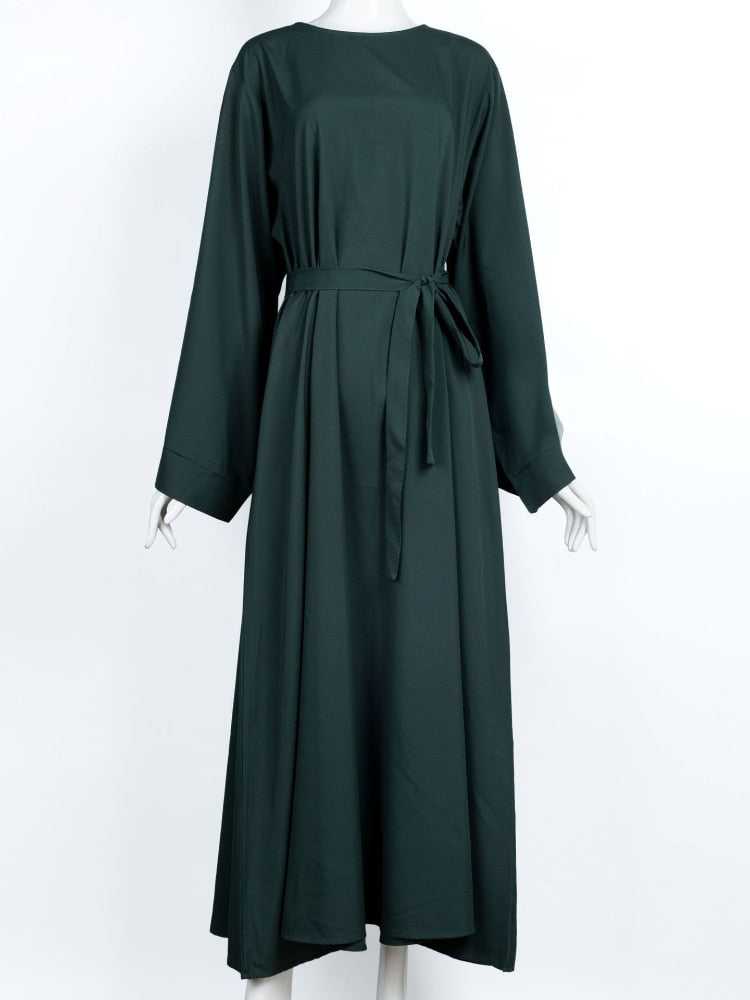 Elegant Women Muslim Dress Abaya Casual
