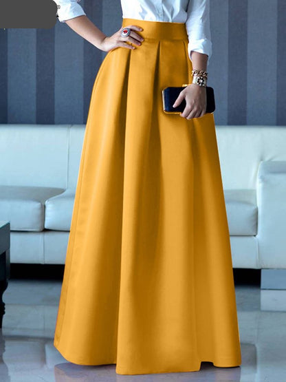 Women´s Elegant High Waist Maxi Long Skirt