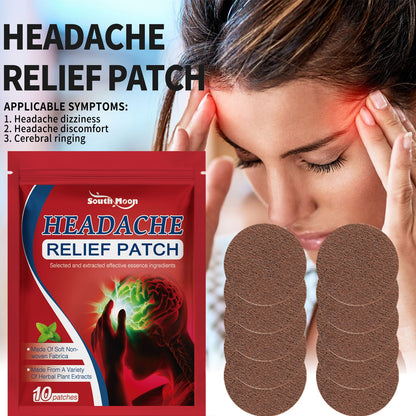 Relieve Stress Nerve Relax Dizziness Relief Head Care Patches