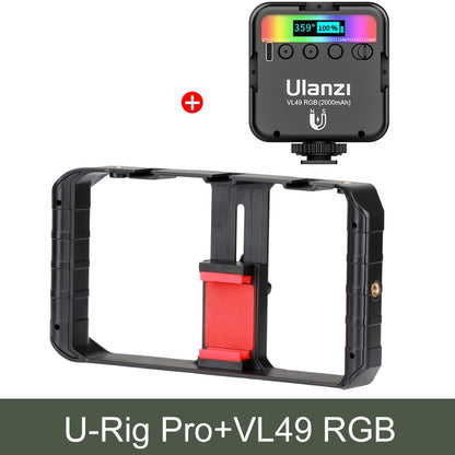 U Rig Pro Smartphone Video Rig Hand Grip Filmmaking Case Phone