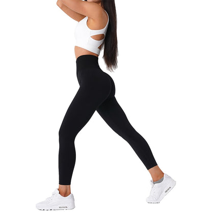 Solid Seamless Leggings Women Soft Workout Tights