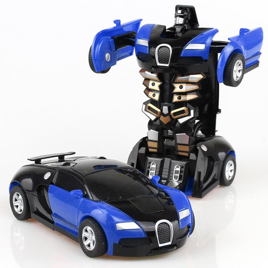 Transforming Robot With One Click Automatic Shape Conversion