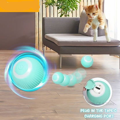 Automatic Rolling Ball Cat Interactive Toys Pets