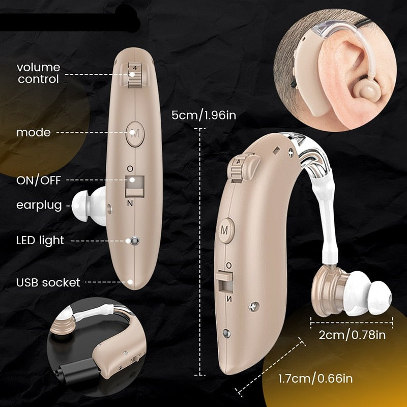 Mini Rechargeable Hearing Aid Digital