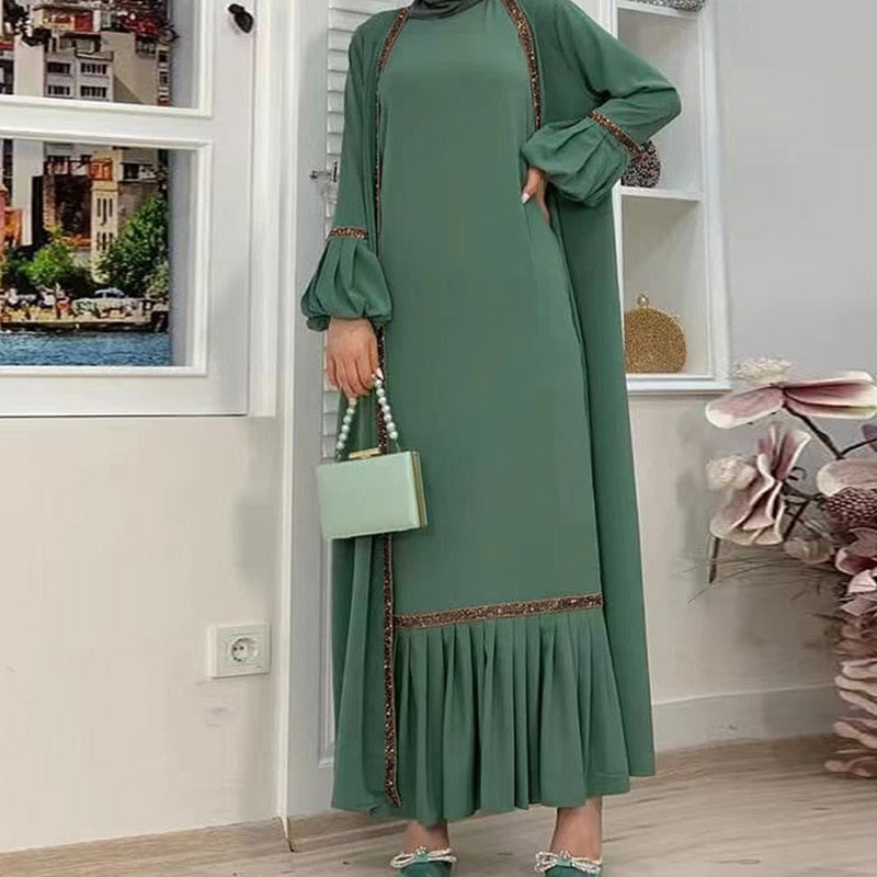 Elegant Muslim Long Modest Dress for Women