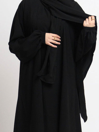 Muslim Hijab Long Dress One Piece Prayer Outfit Islamic Modest Abayas