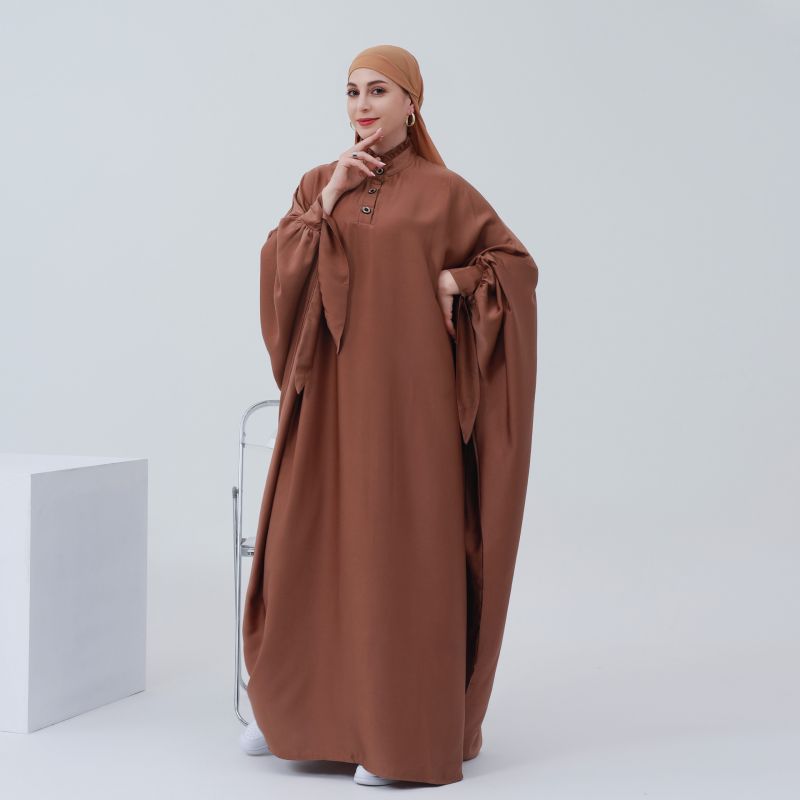 Elegant Dress Hijab Islamic Clothing Arab Maxi Robe Femme