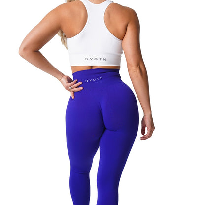 Solid Seamless Leggings Women Soft Workout Tights