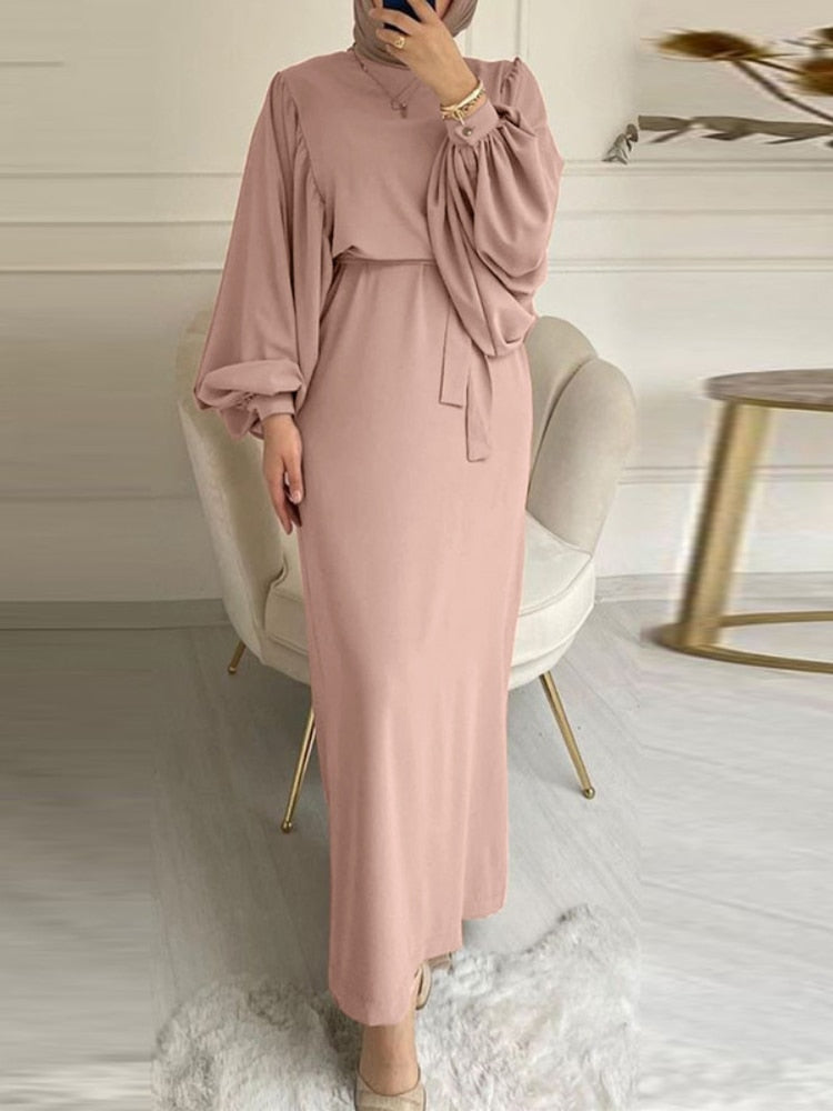 Muslim Abaya Pink