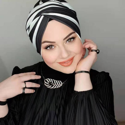 Islamic Hijab Cap For Women Silk Scarf Women